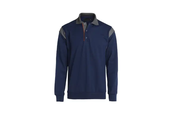 Bluza z dzianiny Motion rozpinana pod szyją