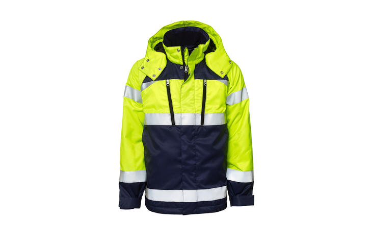Kurtka zimowa odblaskowa HiVis